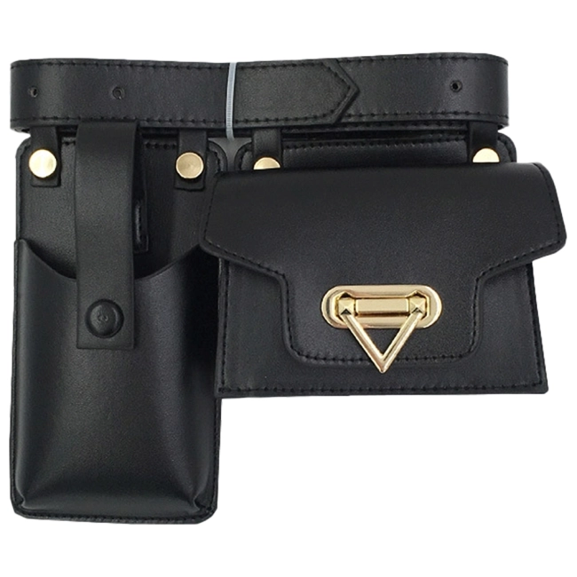 женская мини-сумка на поясе