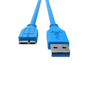 Шнур USB 3.0 micro B для высокоскоростной передачи данных 1 м USB 3.0 - micro USB B кабель