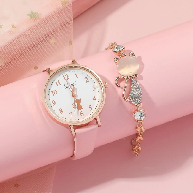 подарочный набор с часами и браслетом