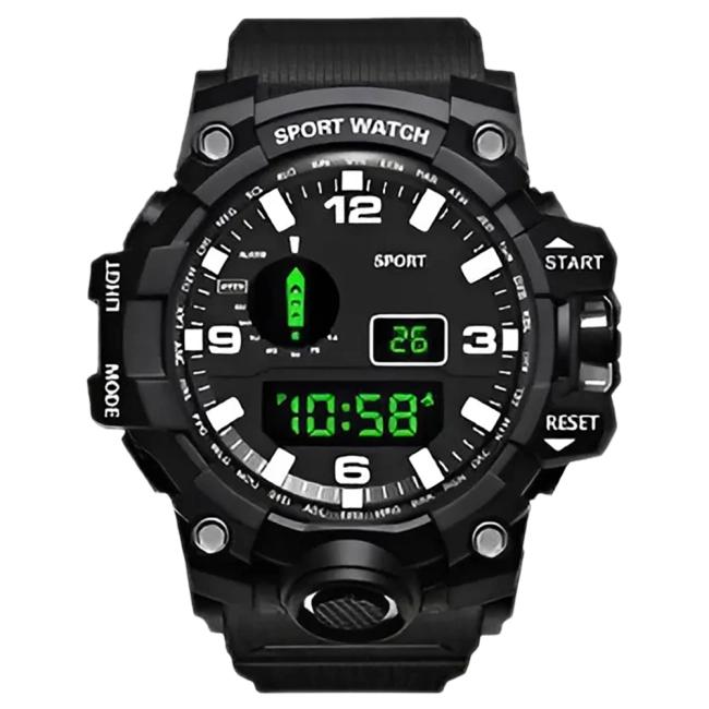 наручные электронные часы с подсветкой