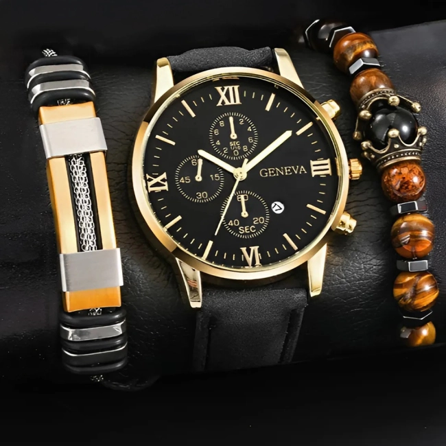 подарочный набор часы с браслетами