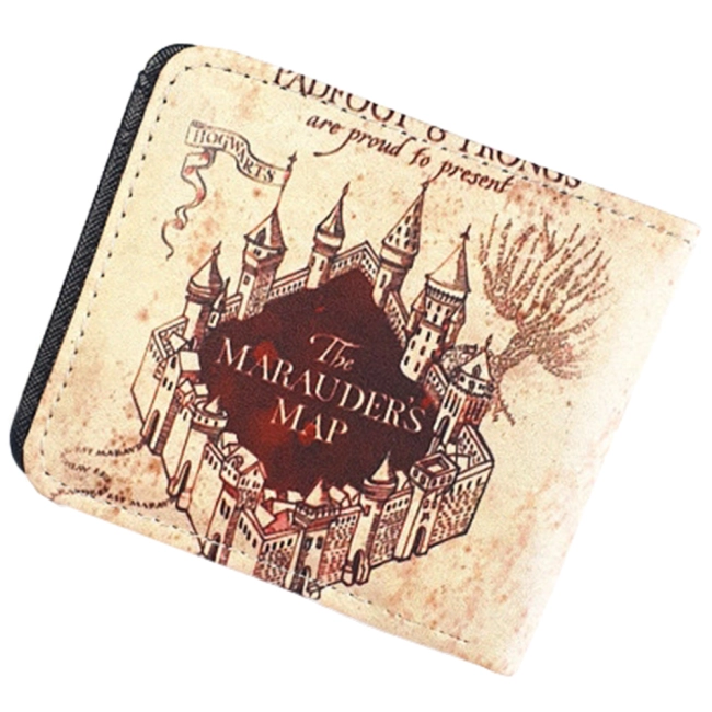 кошелек с изображением карты