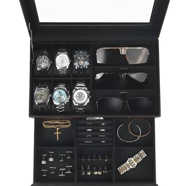 дворівнева скринька для годинників