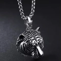 кулон тигр на ланцюжку