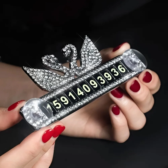 парковочная автовизитка с номером телефона