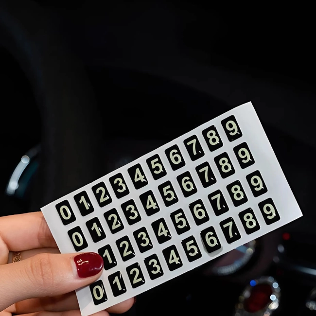 автовизитка со стразами