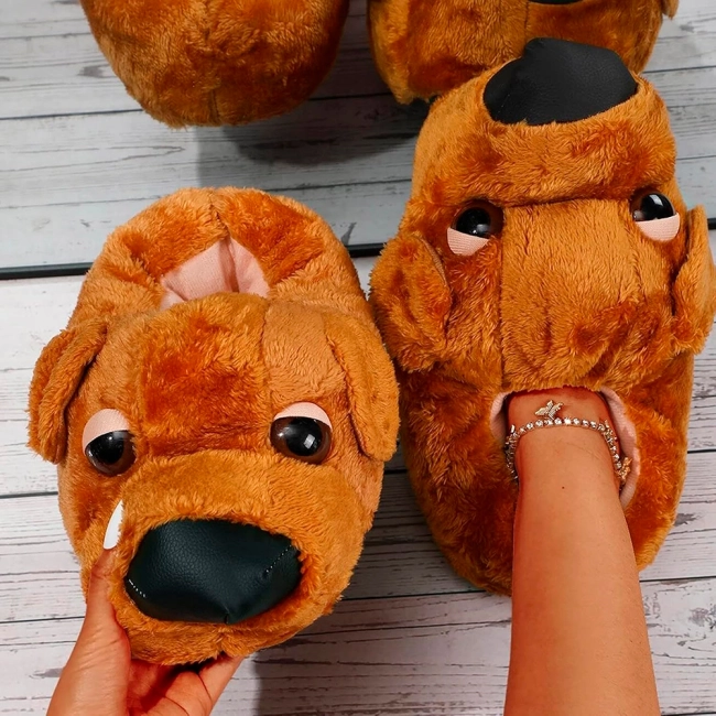 тапочки в виде собак