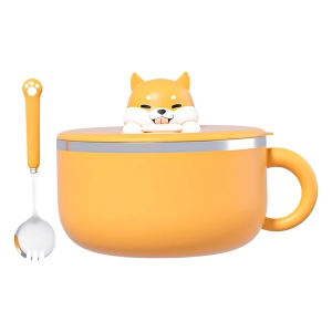 Миска с крышкой и ложкой для лапши миска с крышкой