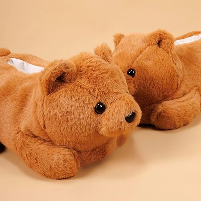 тапочки мишки