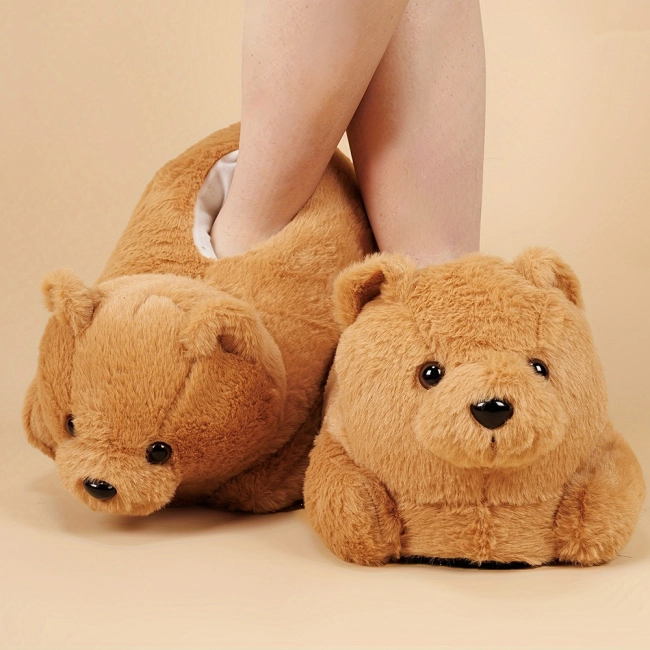 тапочки с мишками