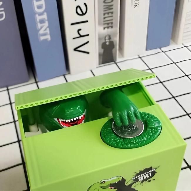 копилка динозавр