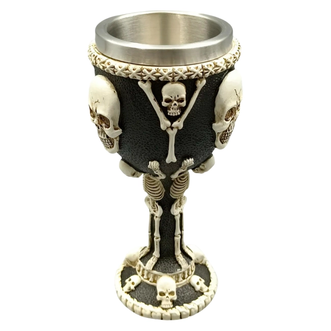 бокал с черепом