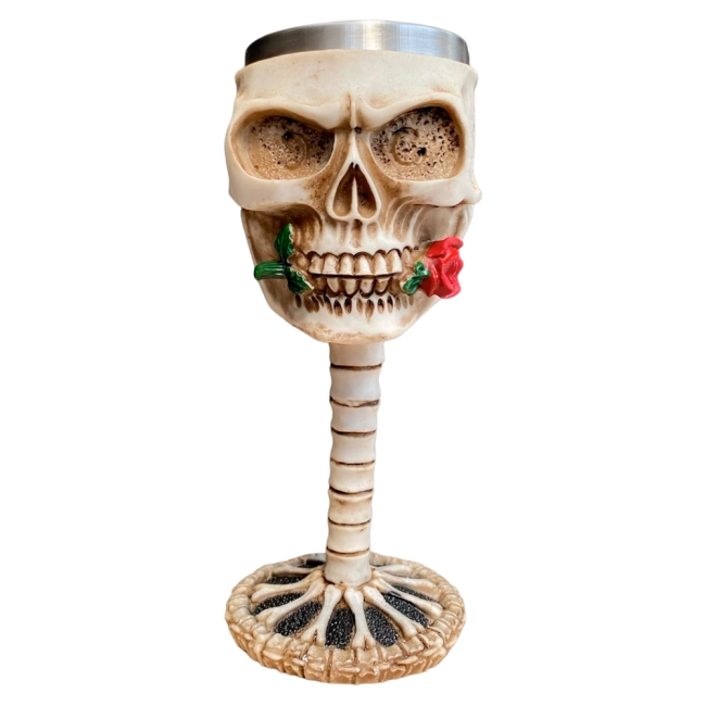 бокал череп