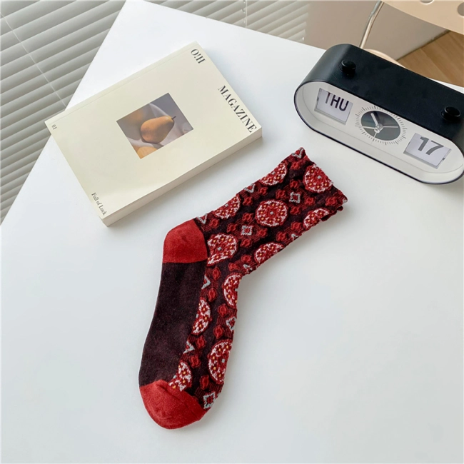 носки с узором