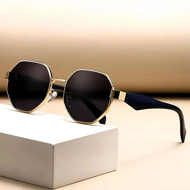 солнцезащитные восьмиугольные очки