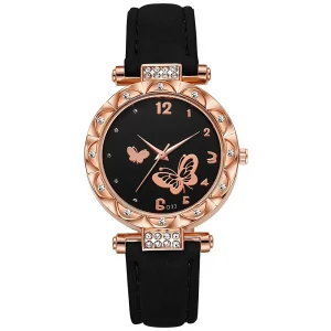 женские наручные круглые часы