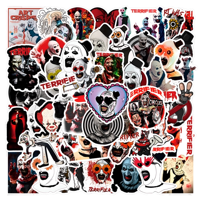 стикеры клоуна Арта