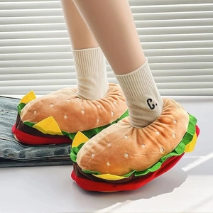 Плюшеві домашні капці Бургери плюшеві домашні капці