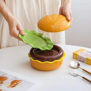 Набір тарілок у вигляді бургера набір тарілок