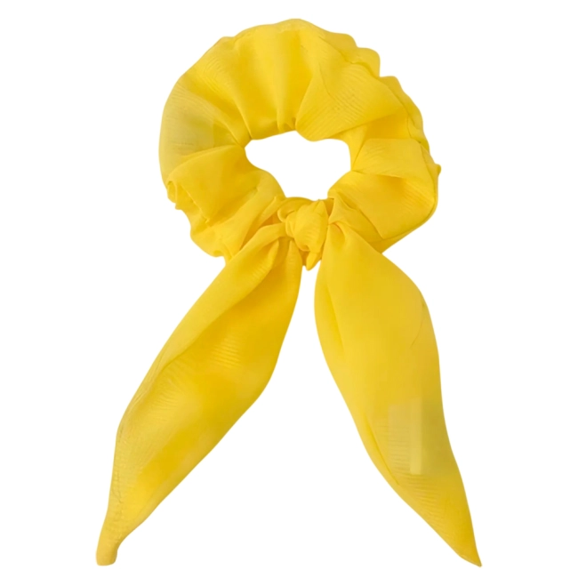 резинка для волос с лентой