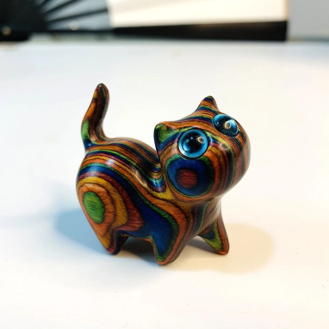 мини фигурка кота