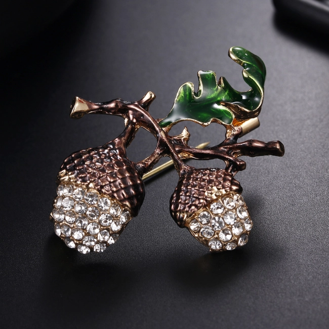 брошка желуди