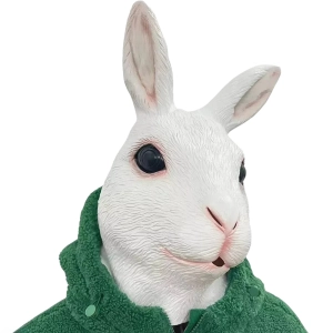 Маска белого кролика маска белого кролика