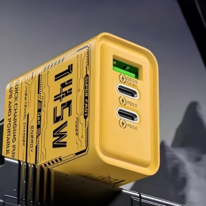 Блок для швидкого заряджання 145 W (1 х USB, 2 x Type-C PD) блок для швидкого заряджання