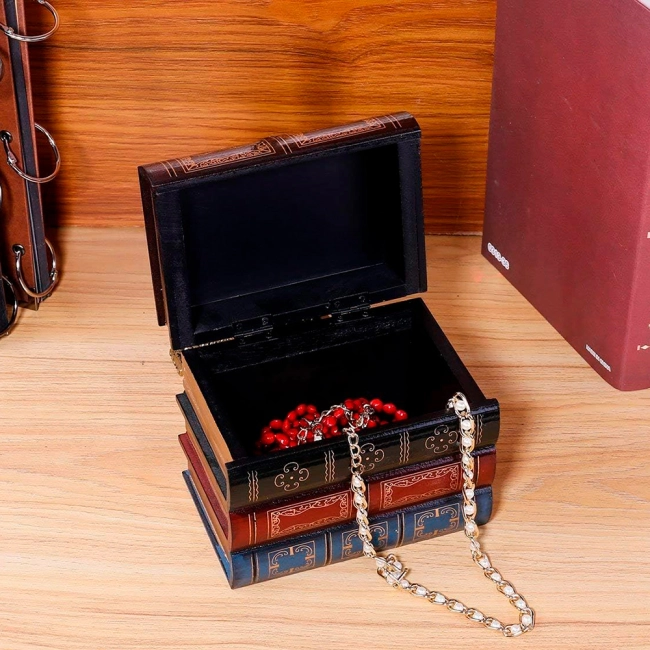 шкатулка в виде книг