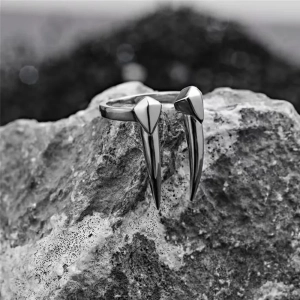 Вільна каблучка ікла вампіра каблучка ікла