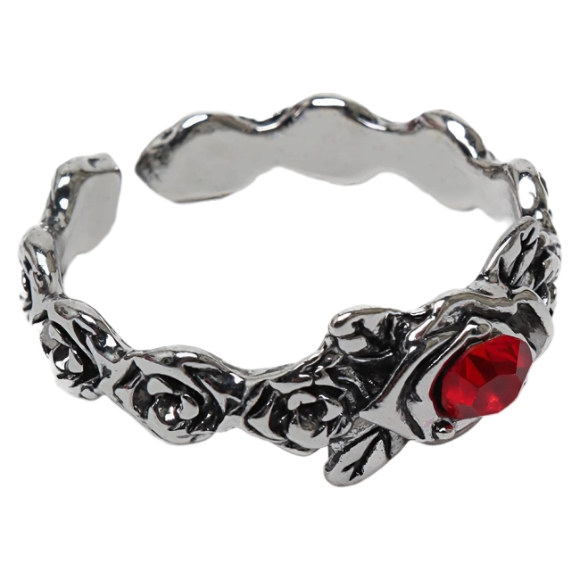 женское кольцо с цветами