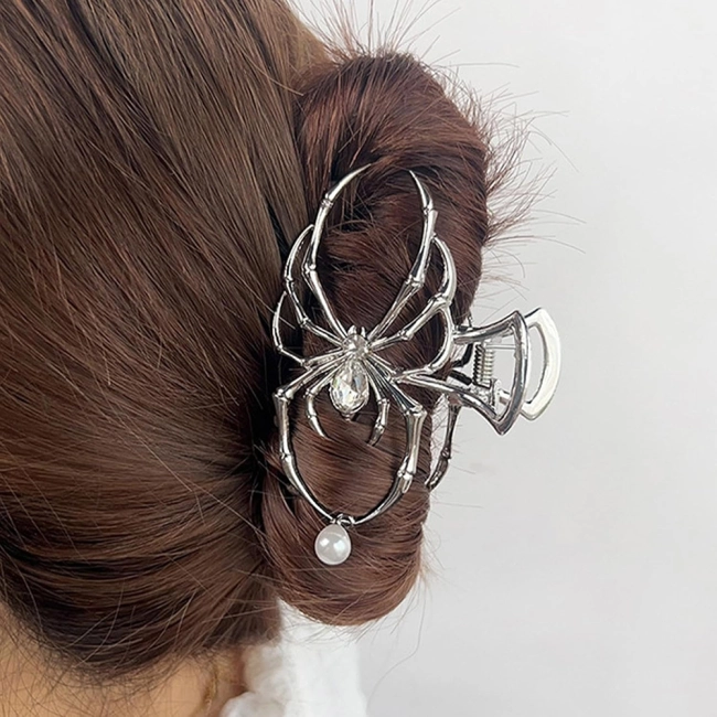 Краб для волос Паук