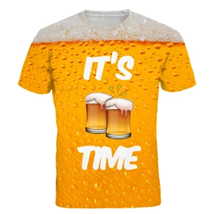 Футболка для мужчин с пивными кружками футболка для мужчин