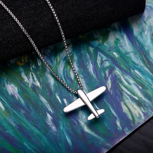 Кулон літак на ланцюжку кулон літак