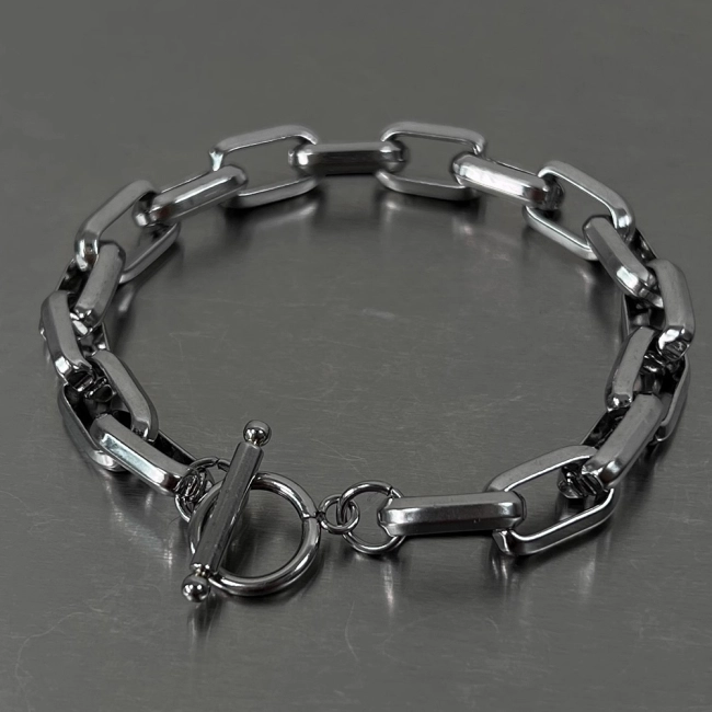чоловічий браслет із ланцюгом