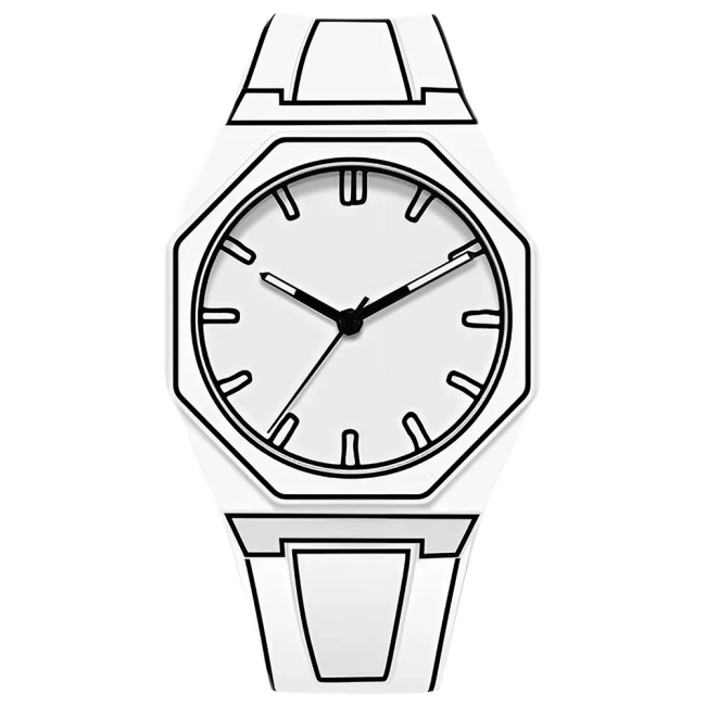 намальований наручний годинник