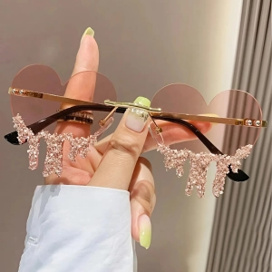 Жіночі сонцезахисні окуляри Серця сонцезахисні окуляри серця