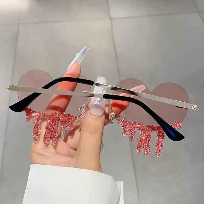 окуляри з лінзами сердечками