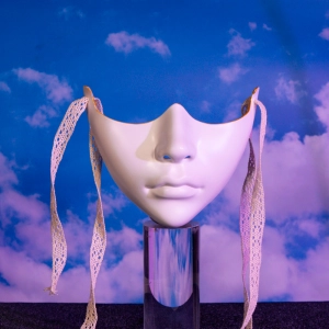 Маска на половину лица для тематической вечеринки маска на половину лица