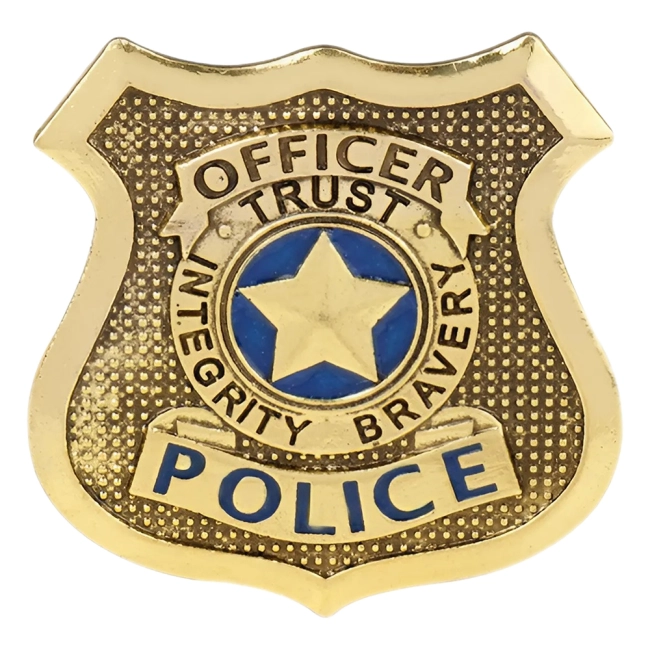 значок поліцейського