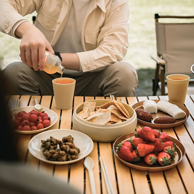 туристическая посуда на 4 человека