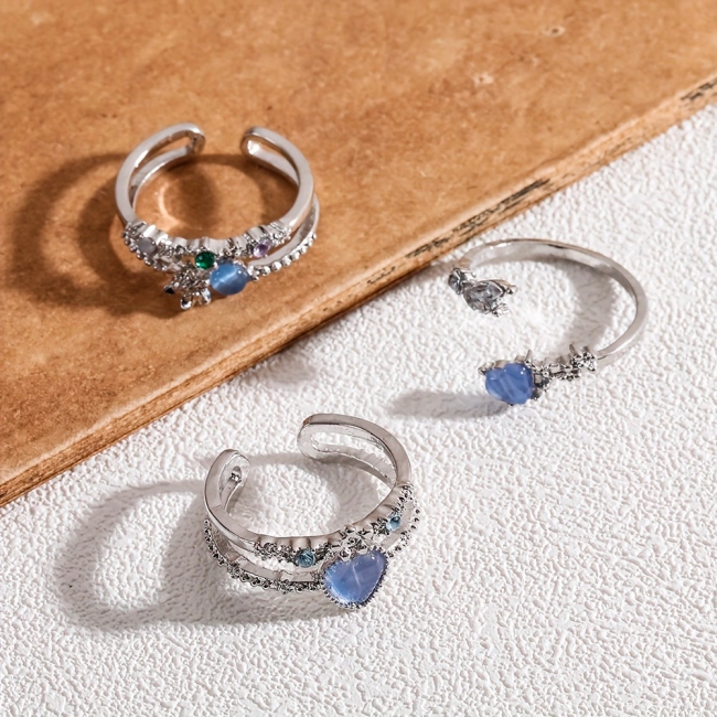 набор женских колец