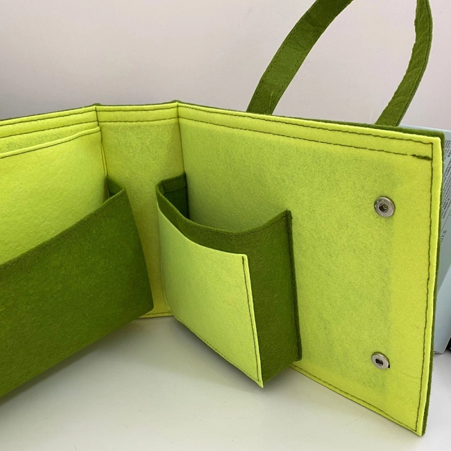 жіноча сумка з повсті