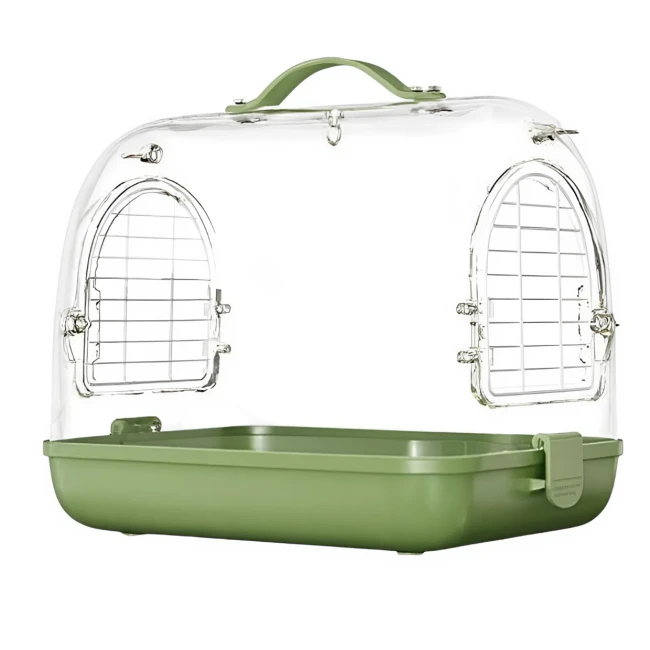 прозрачная клетка для попугая