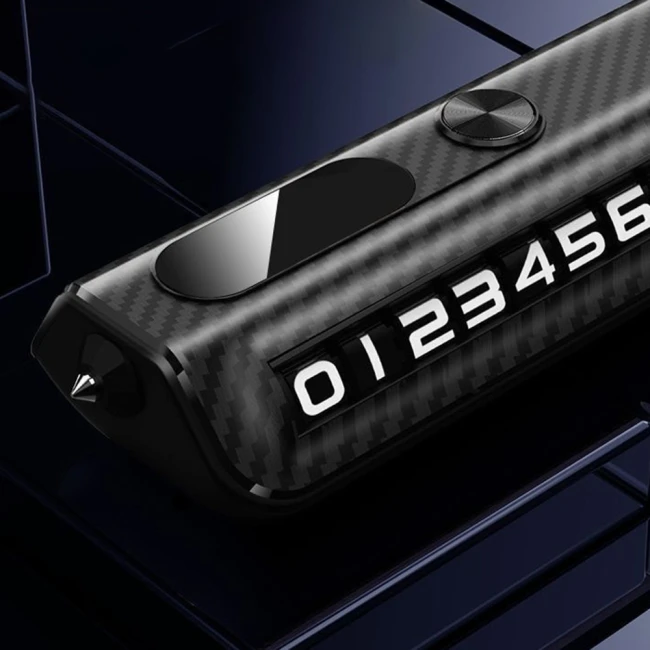 паркувальна візитка з номером телефону