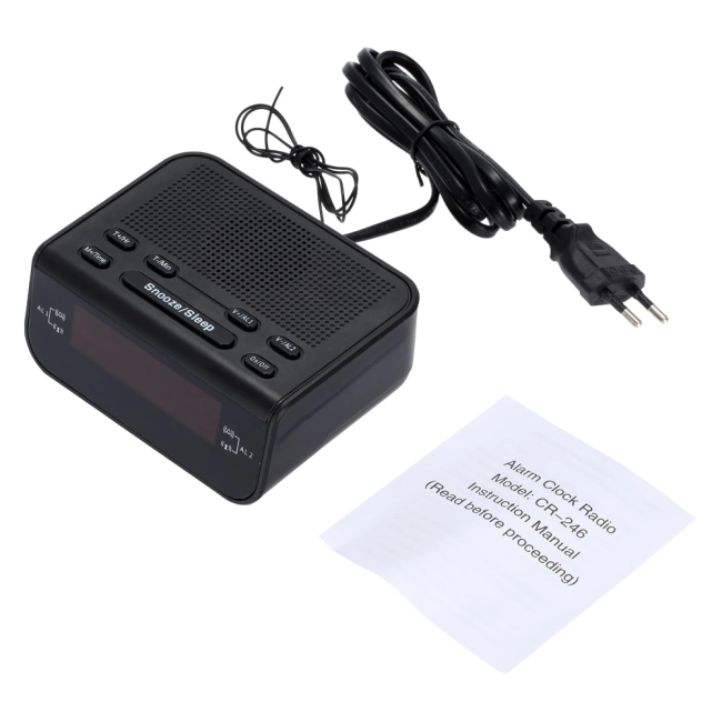 електронний годинник радіо