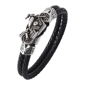 Мужской браслет на руку с застежкой мотоцикл мужской браслет на руку