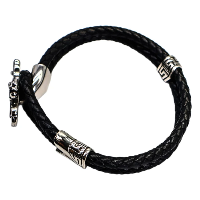 чоловічий подвійний браслет