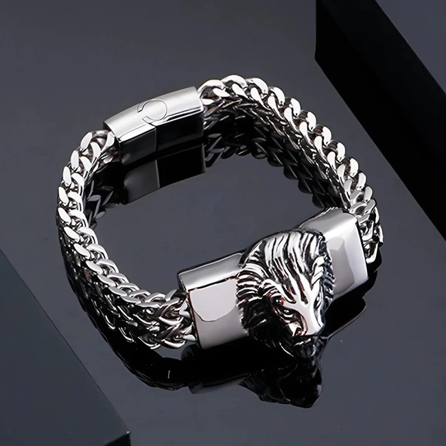 браслет лев мужчине