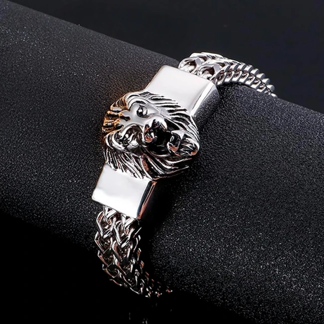 браслет лев для мужчин